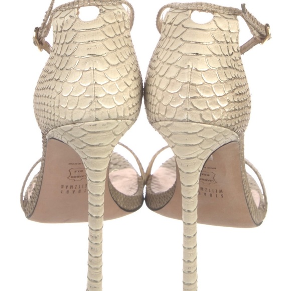 Stuart Weitzman Leather Sandals - Picture 4 of 5